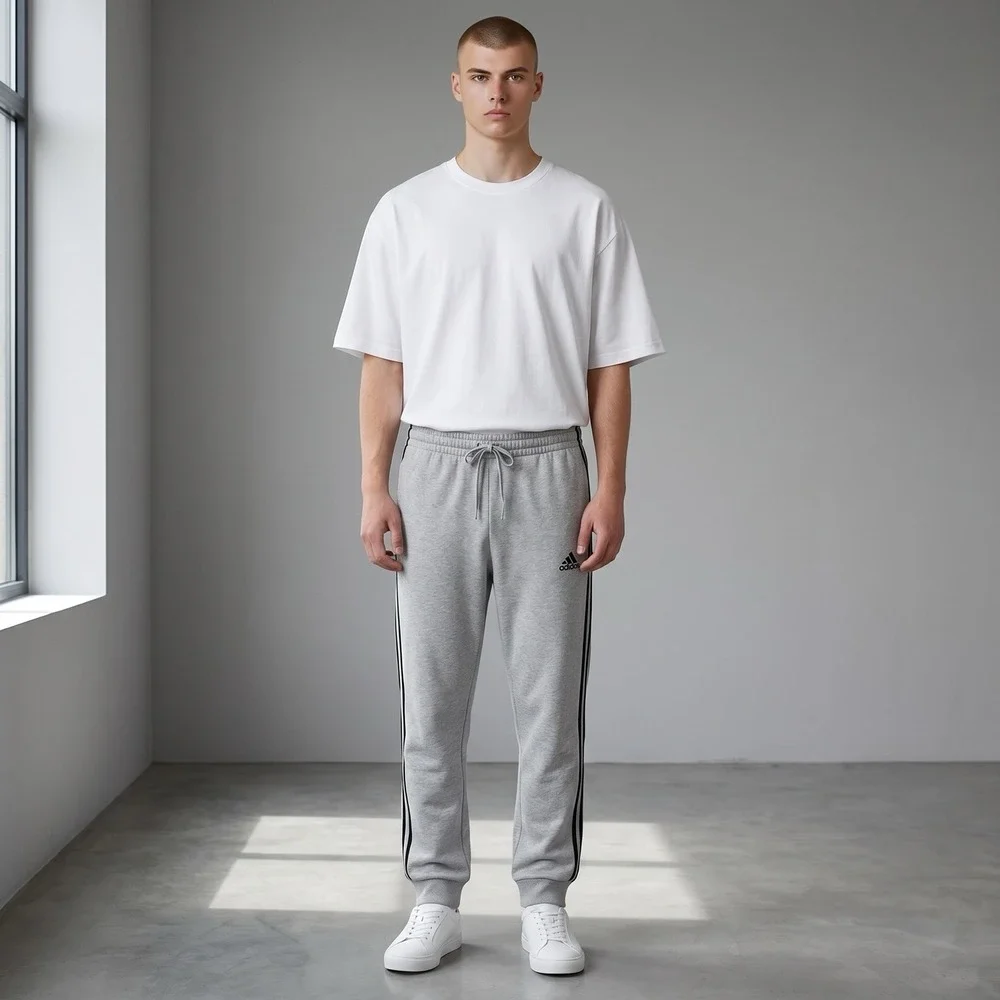 adidas Mens French Terry Sport Pants XL (34x31